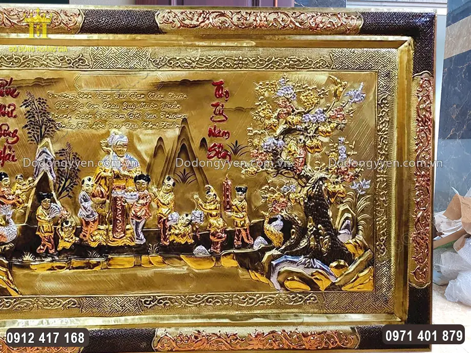 Hình ảnh cây tùng cây mai mang ý nghĩa phong thủy học tốt lành